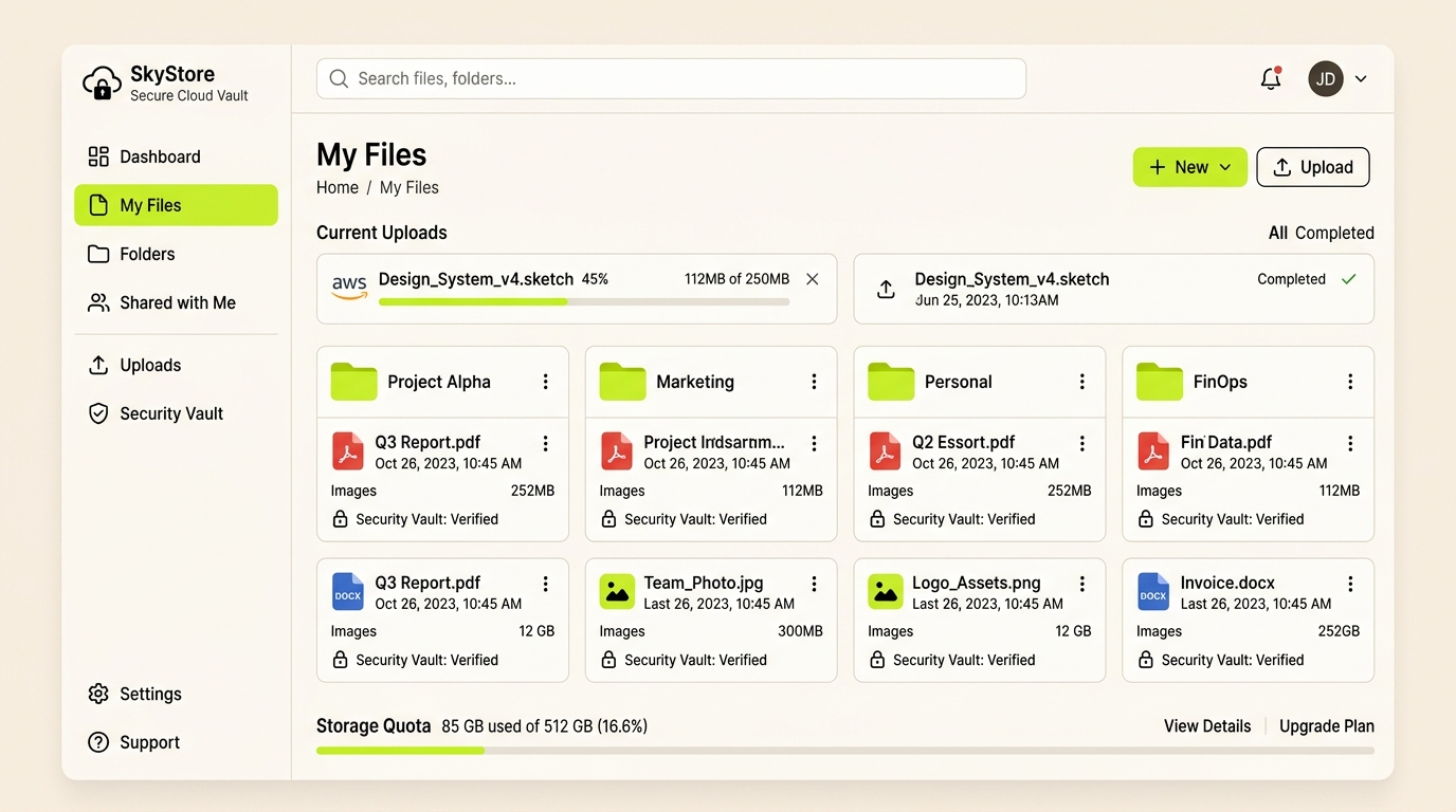 SkyStore Cloud Vault